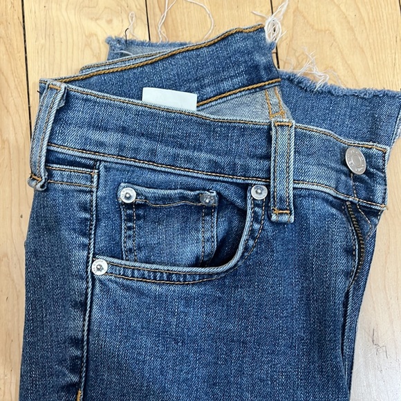 Rag and Bone Step Hem Jeans Sz 24 - Picture 9 of 16